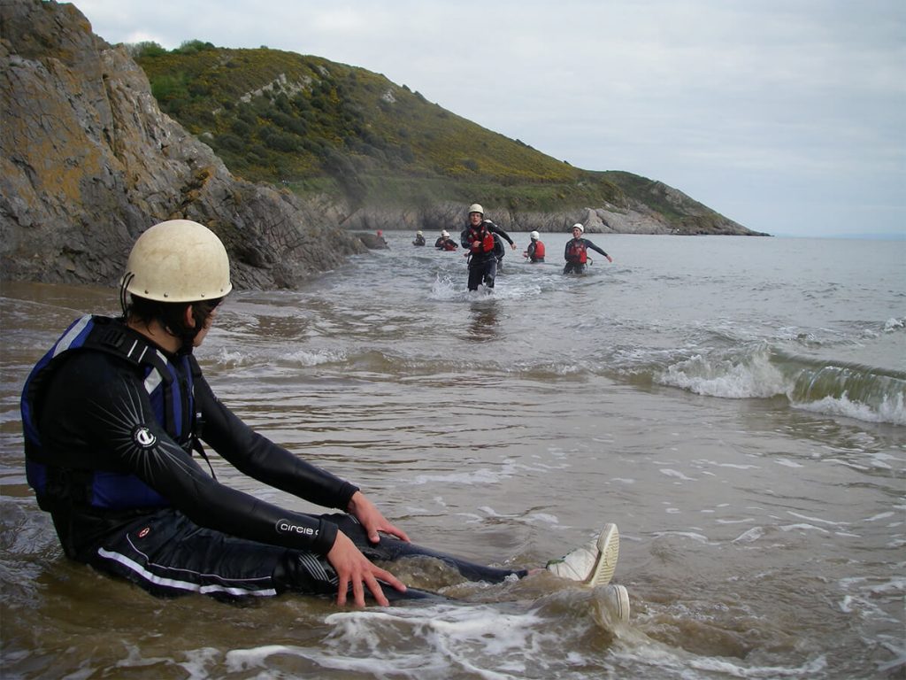 Coasteering Caswell Bay